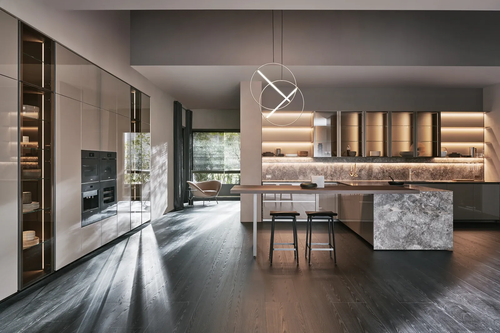A modern Italian kitchen interior