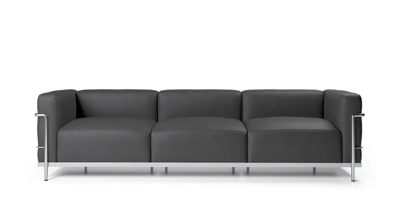 Cassina 3 Fauteuil Grand Confort, grand modèle, trois places