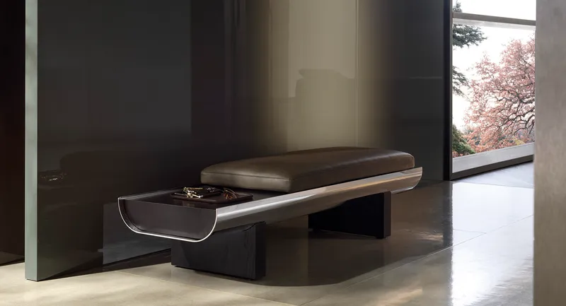 Minotti Pilotis Bench